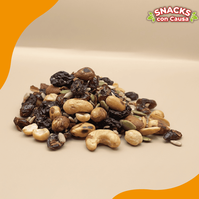 MIX DE NUECES Y FRUTOS SECOS NATURALES LIGERAMENTE SALADOS
